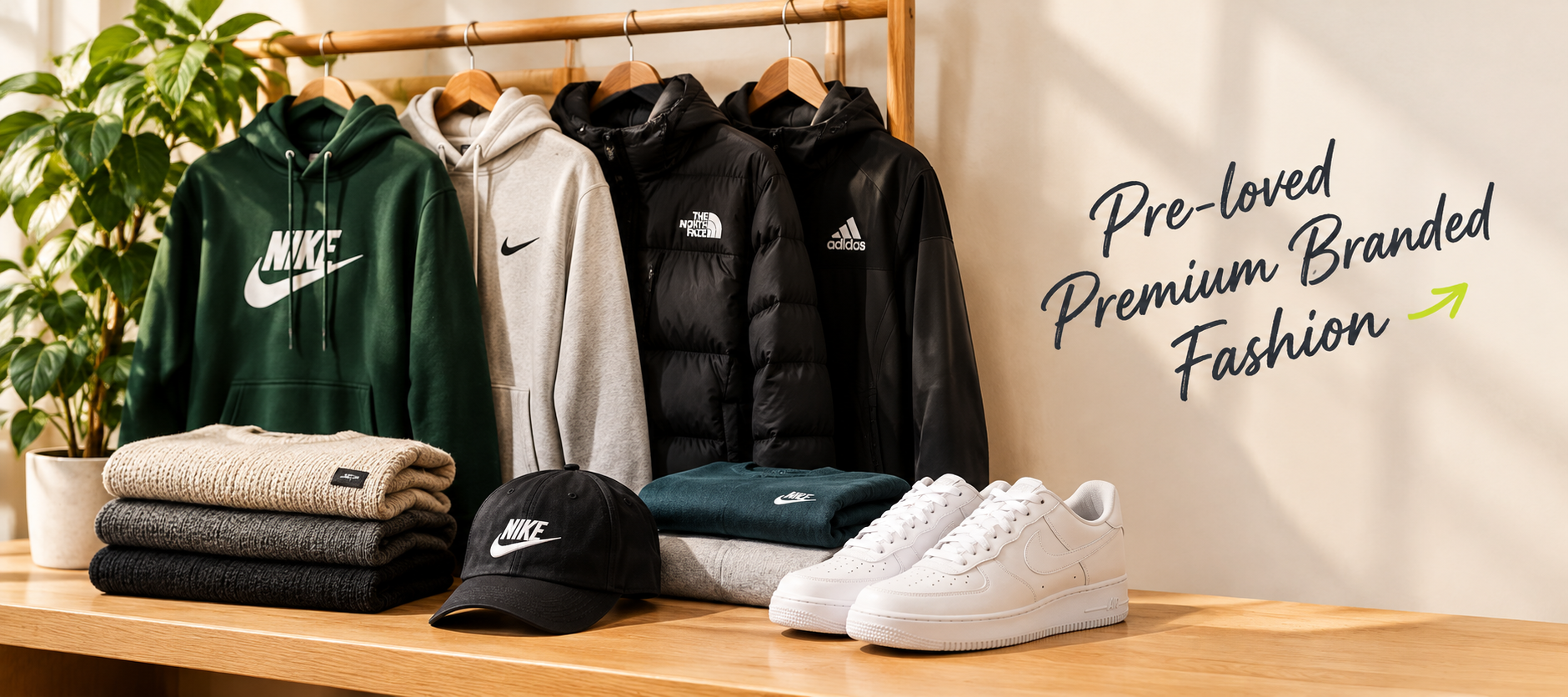 Pre-Loved Branded Fashion Display